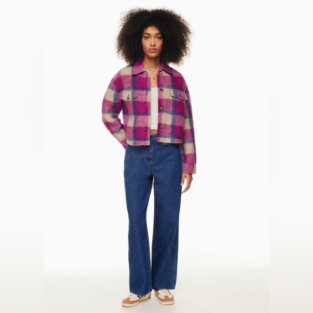 Aritzia Wilfred Ganna Cropped Shirt Jacket - Picture 9 of 14
